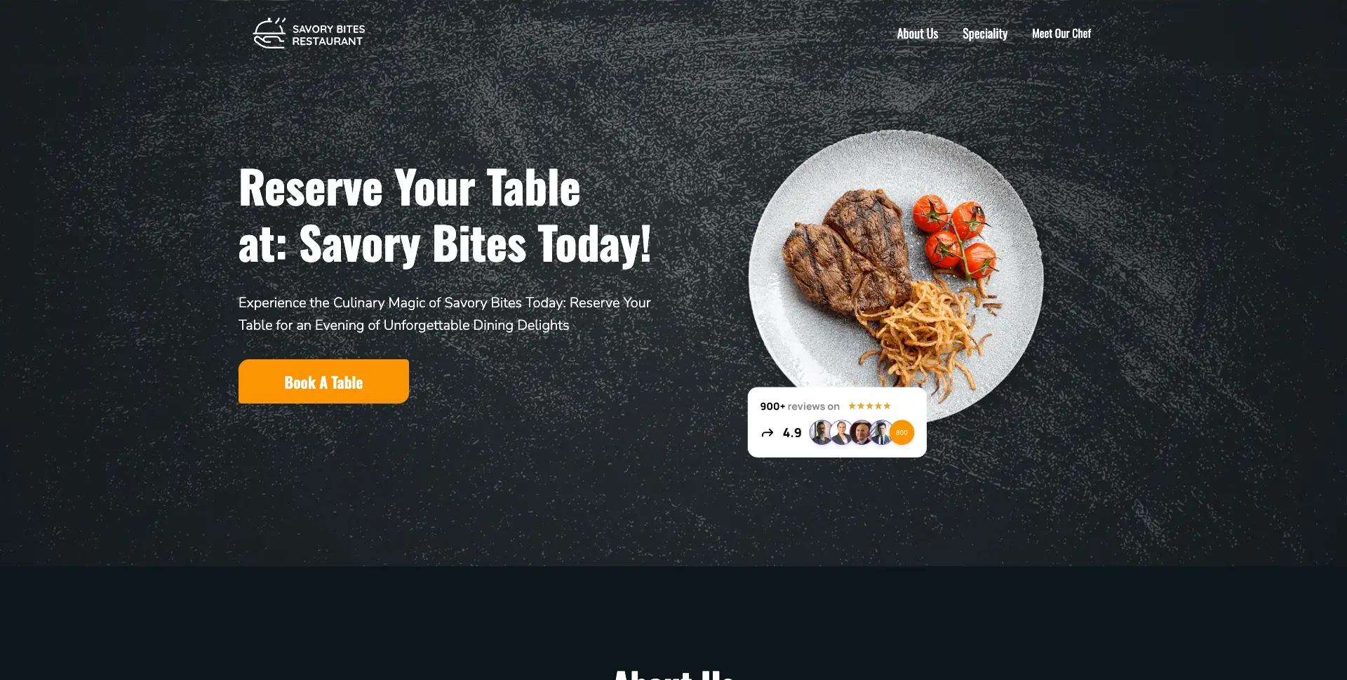 restaurantlandingspagina