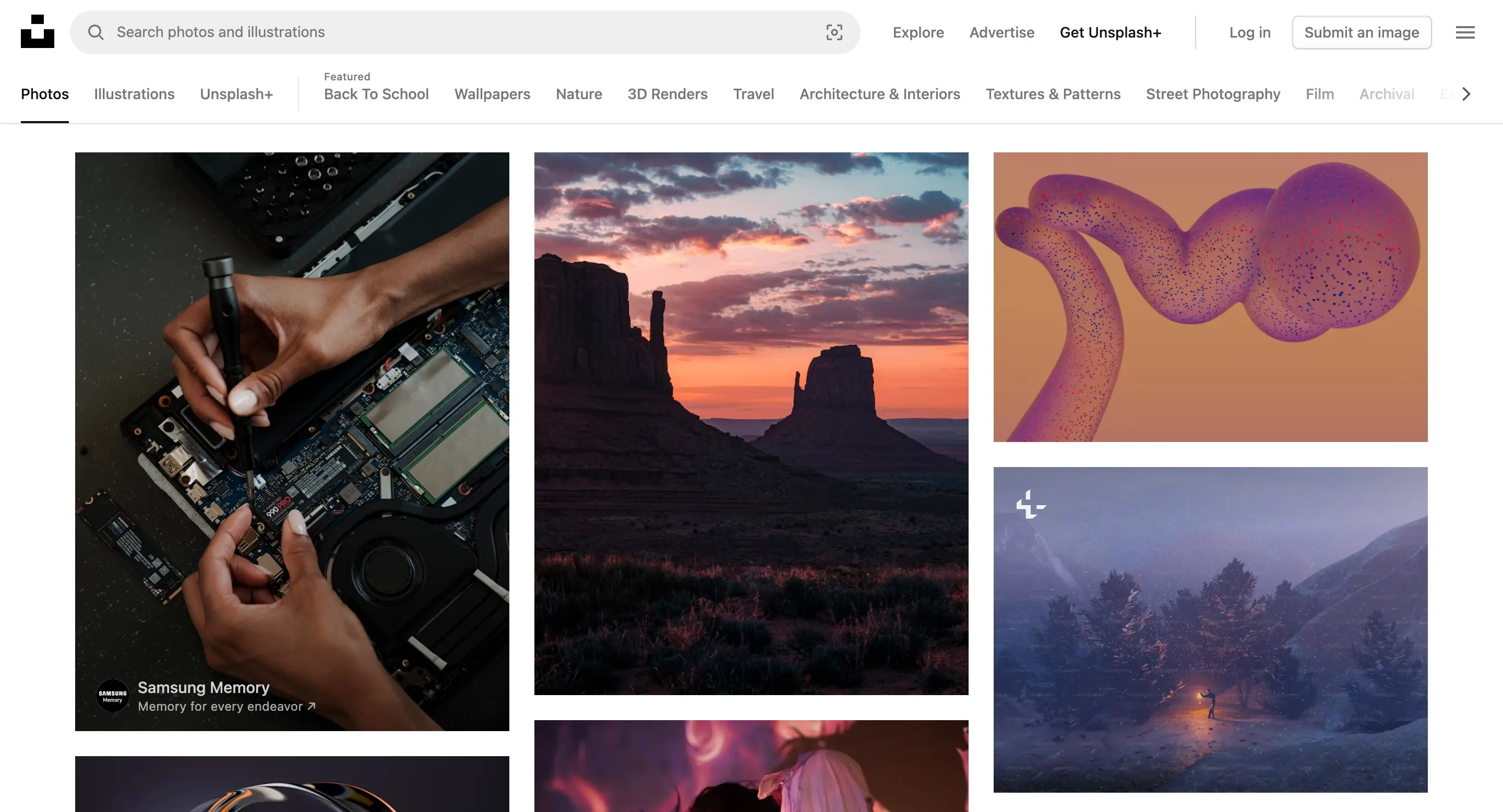 Kostenlose Bilder von Unsplash