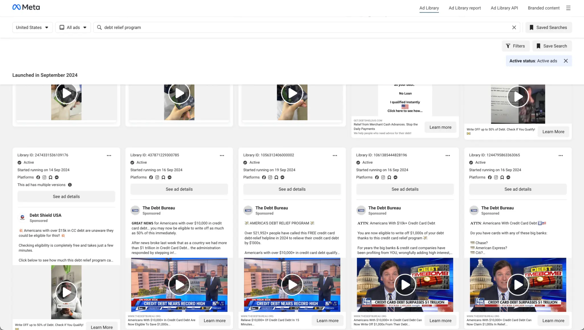 Facebook Ad Library