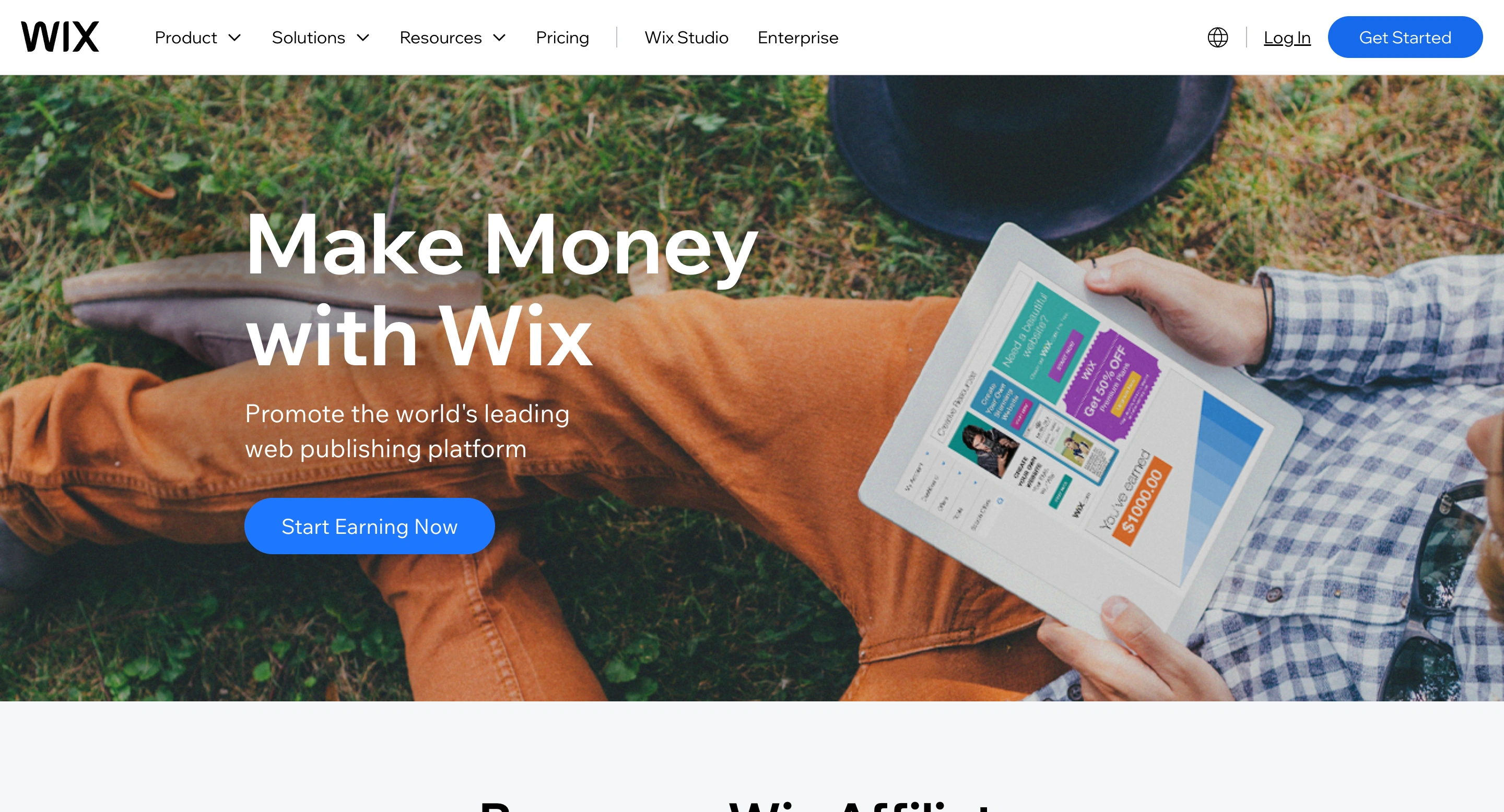 Wix Affiliate-Programm