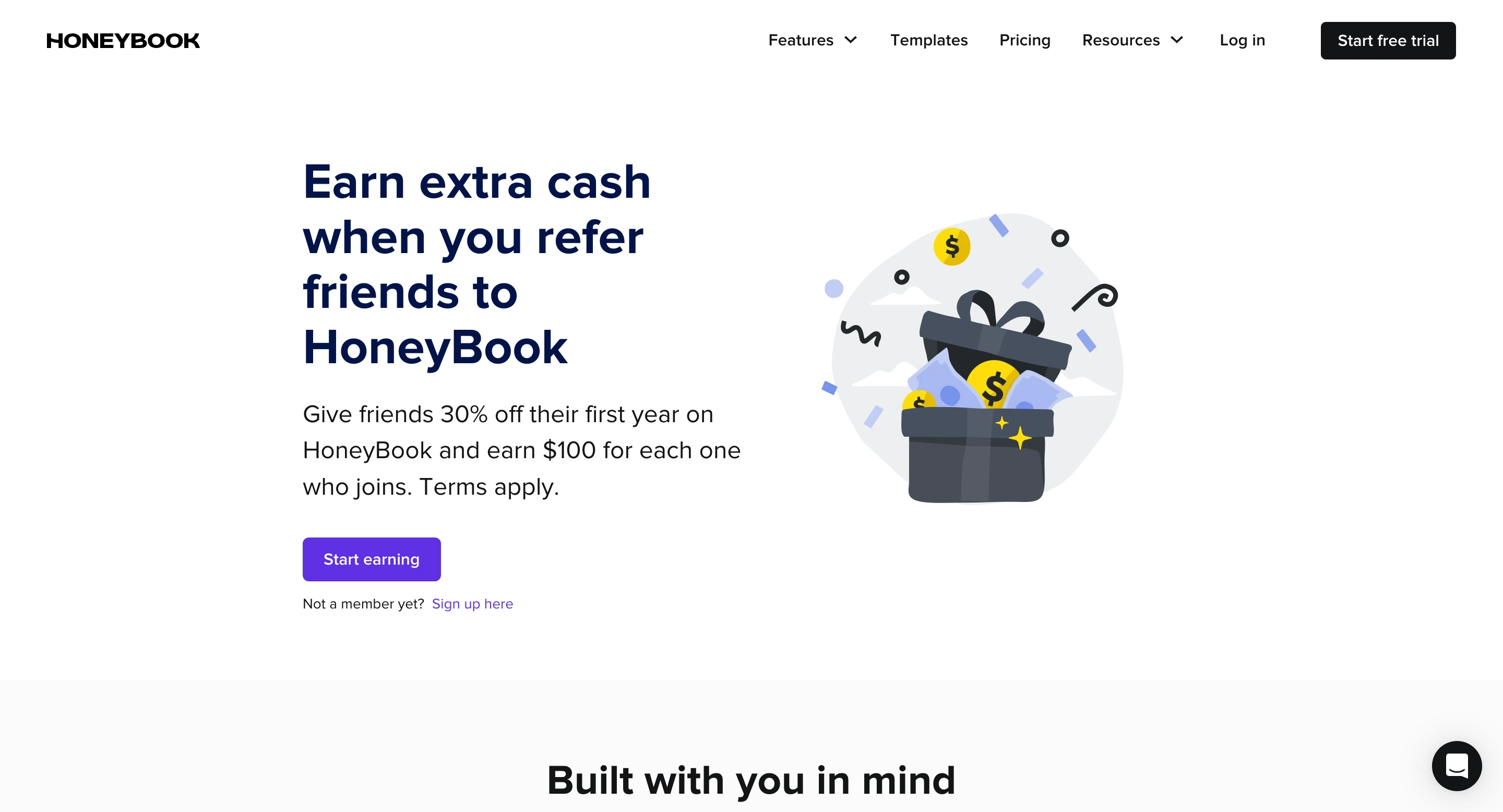 HoneyBook Affiliate-Seite