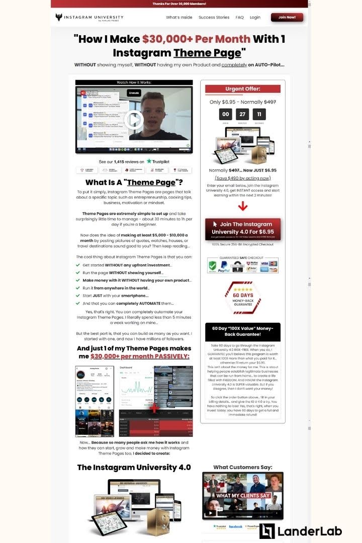 Long-Form-Sales-Landingpage