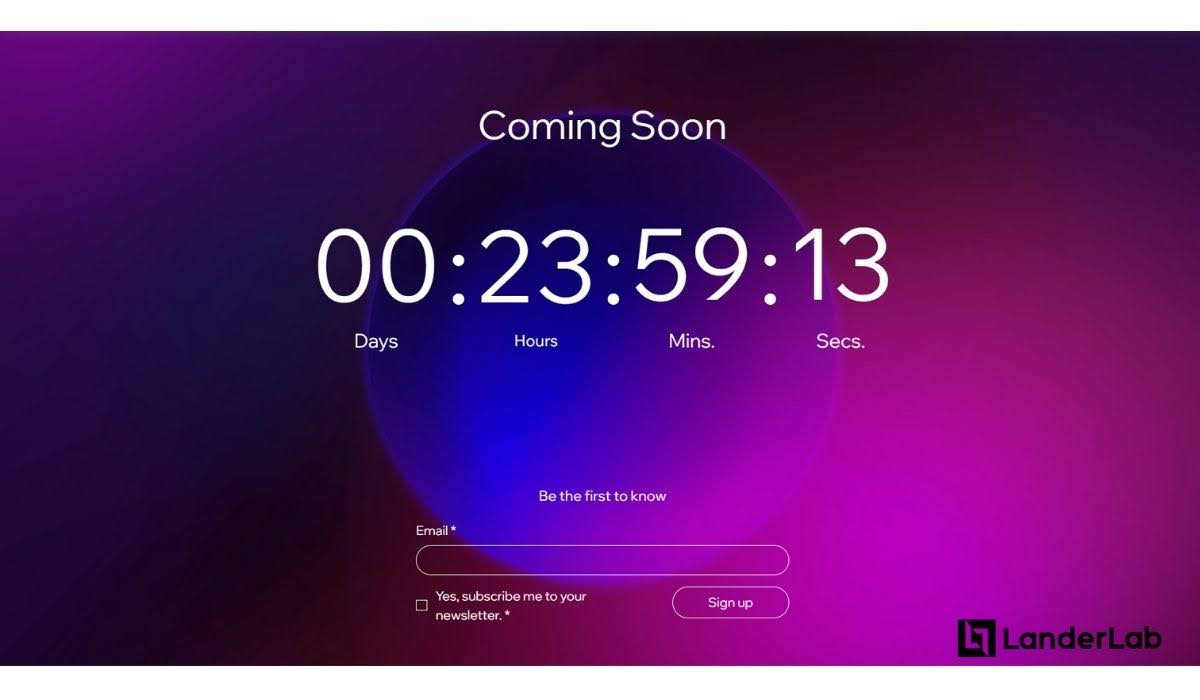 Coming-soon-Landingpage