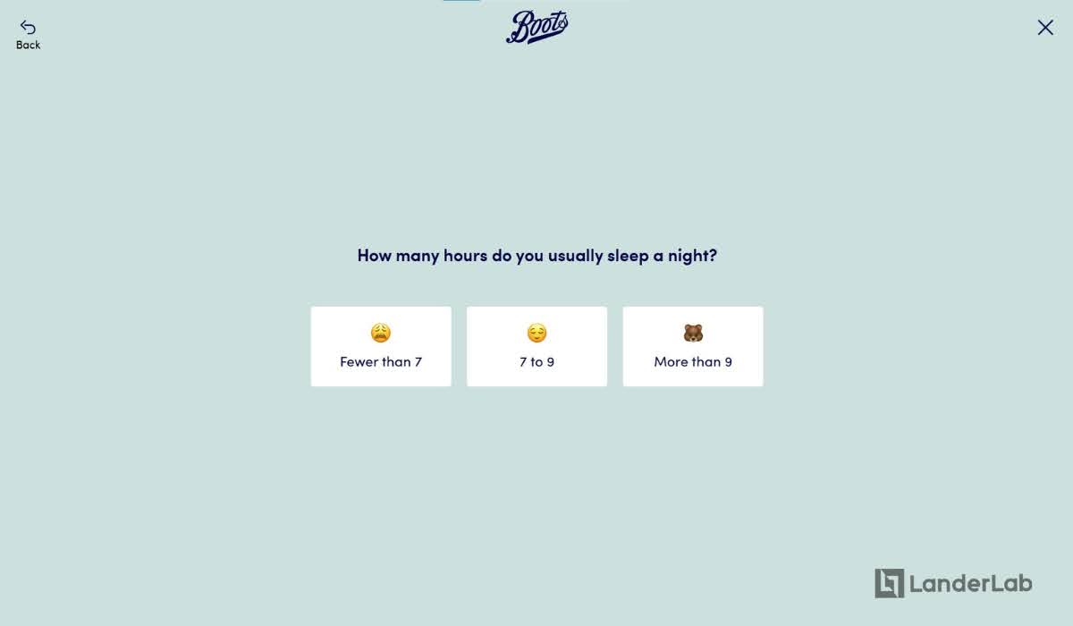 flervalsfrågor i ett quiz