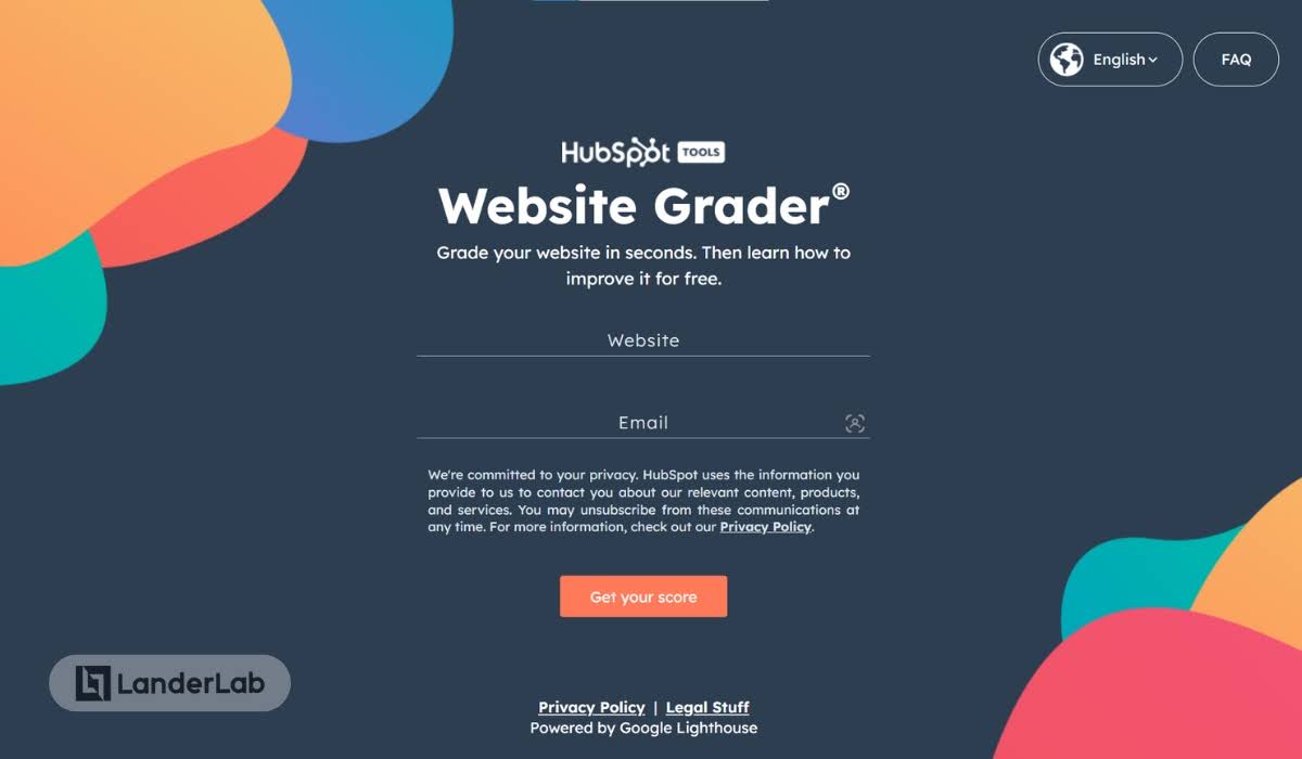 Quiz oceniający: Website Grader od HubSpot
