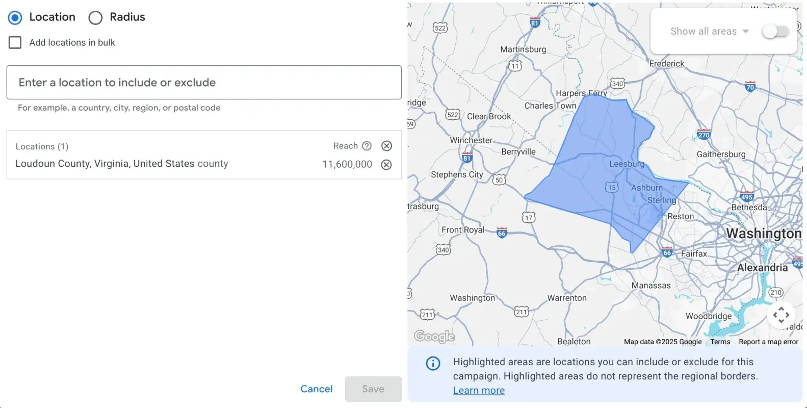 Standort-Targeting in Google Ads