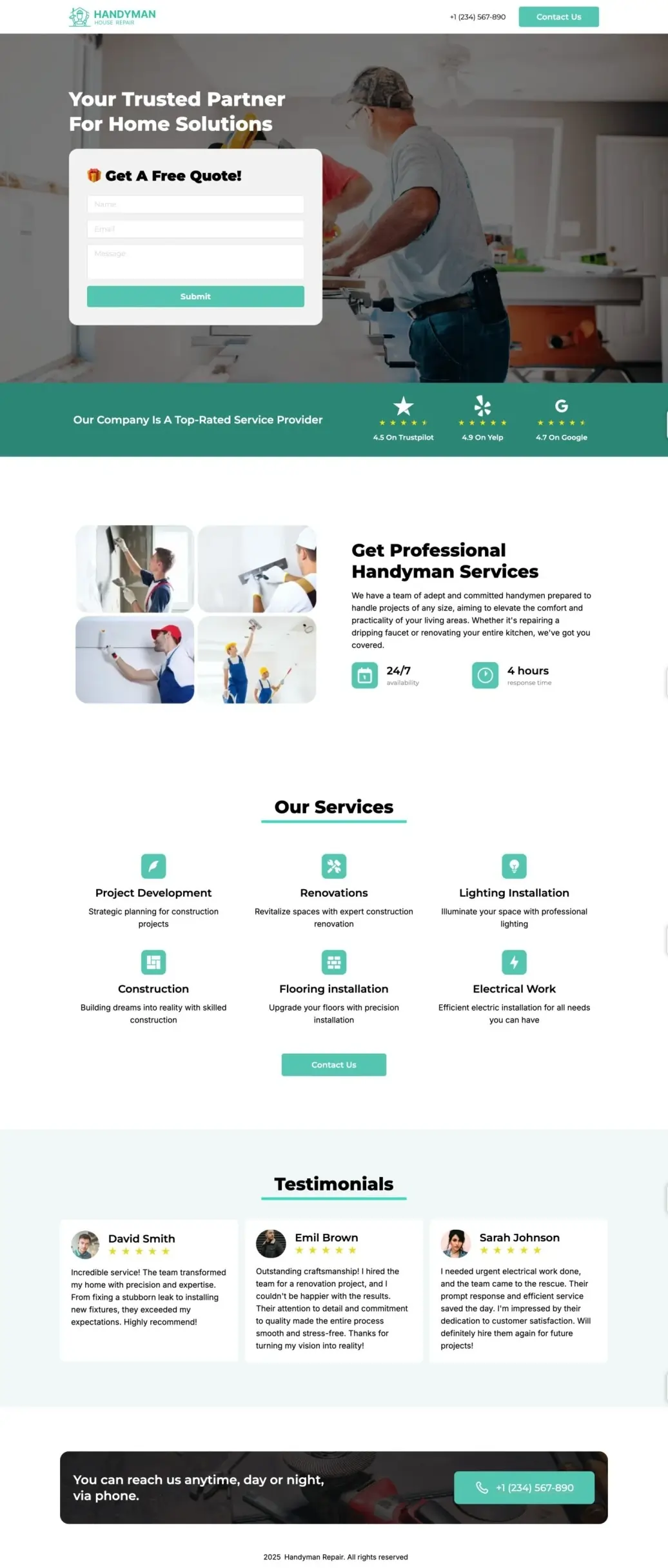 Landingpage zur lokalen Lead-Generierung