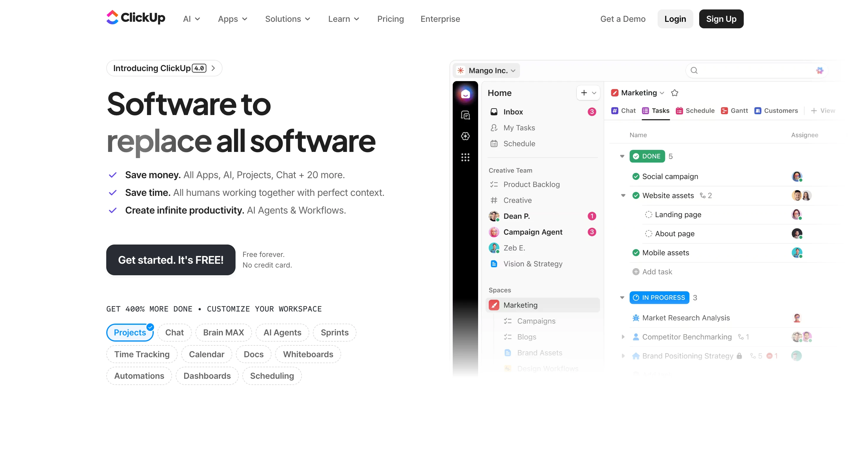Site do ClickUp